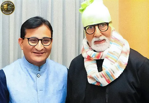 अमिताभ बच्चन के साथ: Indian Films Academy