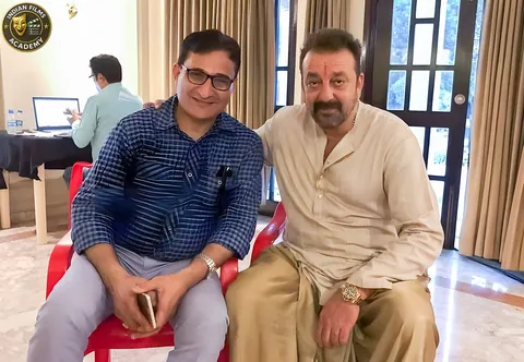 संजय दत्त के साथ: Indian Films Academy